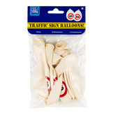 65 Jaar Ballonnen Verkeersbord 30cm